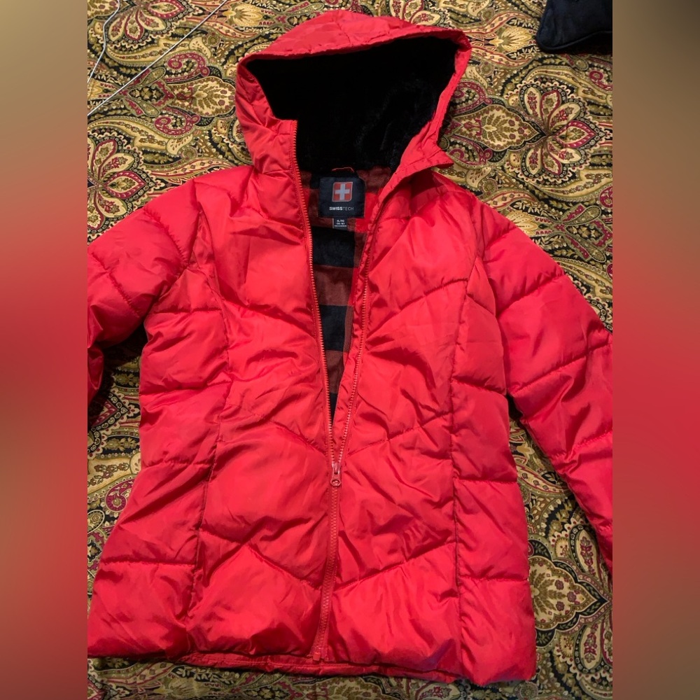 Swiss Tech Kids Red Fleece Jacket size XL